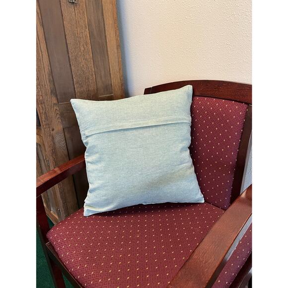 Design Inspiration Gabriela Embroidered Cotton Throw Pillow Cover 18”x18” NEW - Picture 4 of 14